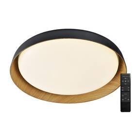 LED stropné svietidlo Top Light Satellite 40C RC, 36W, 3600lm, 43cm, s diaľkovým ovládačom, stmievanie, teplá/neutrálna/studená biela čierne/hnedé

