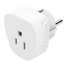 Cestovný adaptér Hama z USA do ČR, 3pól. 

