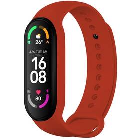 Remienok FIXED Silicone Strap na Xiaomi Band 7/ Mi Band 6/ Mi Band 5 červený

