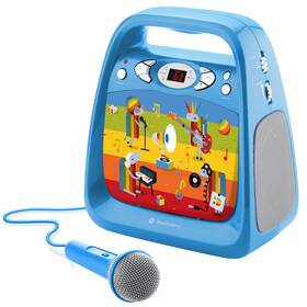CD prehrávač GoGEN DÉČKO KARAOKE B modrý


