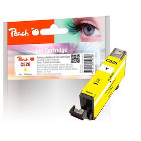 Cartridge Peach Canon CLI-526Y, 490 strán žltá

