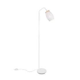 Stojacia lampa Reality BIDAR, E27 biela

