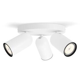 Bodové svietidlo Philips Pongee, 3xGU10 biele

