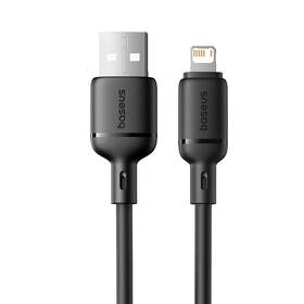 Kábel Baseus Silky USB/Lightning 1m 2.4A čierny


