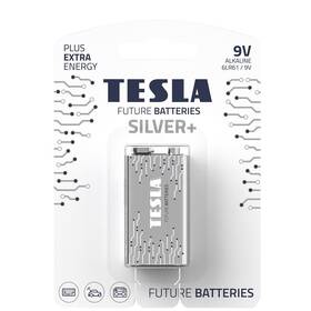 Batéria alkalická Tesla 9V, 6LR61, SILVER+ 

