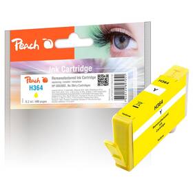 Cartridge Peach HP 364, 490 strán žltá

