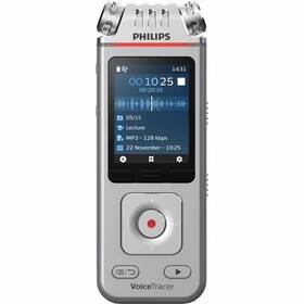 Diktafón Philips DVT4115 strieborná farba
