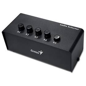 Prepínač Genius Stereo Switching Box čierny

