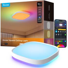 LED stropné svietidlo Govee RGBICWW Smart duálny, 2400lm, 30cm, Matter biele

