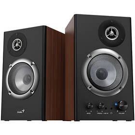 Reproduktory Genius SP-HF1200B čierne/hnedé

