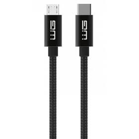 Kábel WG USB-C/Micro USB, 1m čierny

