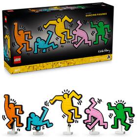 Stavebnica LEGO® Art 31216 Keith Haring – Tančící postavy 

