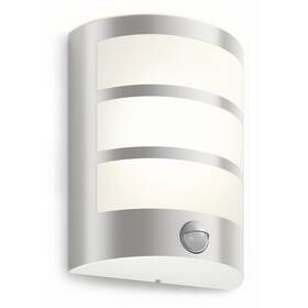 Nástenné svietidlo Philips Python, 2700 K nerez
