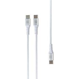 Kábel ERPOWER Intelligent Cable Extender USB-C/Dual USB-C 100W, 1,5m biely

