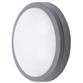 LED stropné svietidlo Solight Siena, 20W, 1500lm, 4000K, IP54, 23cm sivá farba
