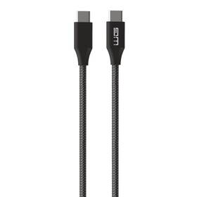 Kábel WG USB-C/USB-C, 140W, 1,5m čierny

