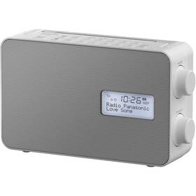 Rádioprijímač s DAB+ Panasonic RF-D30BTEG-W biely

