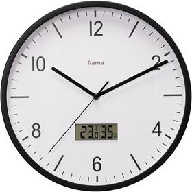 Nástenné hodiny Hama Lanzarote čierne

