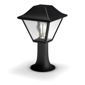 Svietidlo vonkajšie Philips Alpenglow Pedestal, E27 čierne

