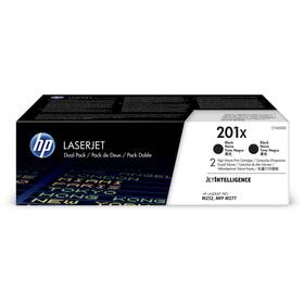 Toner HP 201X, 2x 2 800 strán, 2 pack čierny

