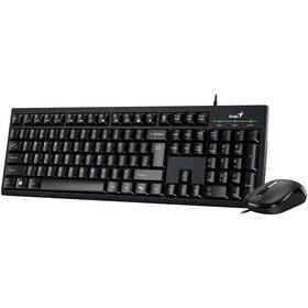 Klávesnica s myšou Genius KM-100SE, Copilot, USB, CZ+SK layout čierny

