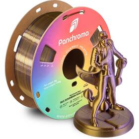 Tlačová struna (filament) Polymaker Panchroma PLA Dual Silk zlatý/fialový

