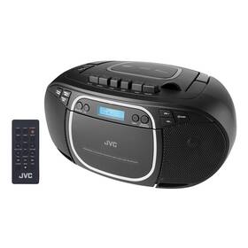 Rádiomagnetofón s DAB+/CD JVC RC-E561B-DAB čierna farba
