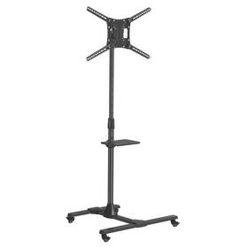 Stojan pre TV Barkan SW411H, pojazdný, polohovateľný, pre uhlopriečku 13" až 83", nosnosť 50 kg čierny


