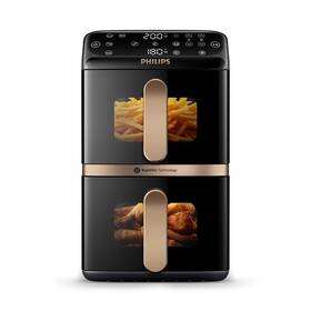 Fritéza teplovzdušná Philips NA462/70 čierna/medená

