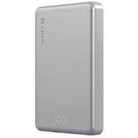 Powerbank ADAM Elements VIONTA L10 Ultra Slim 10000 mAh strieborná

