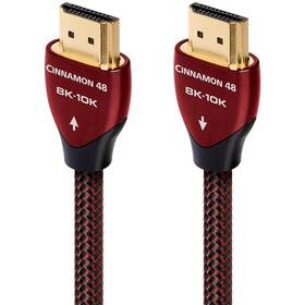 Kábel AUDIOQUEST HDMI 2.1 Cinnamon 48, 1 m (qcinnamonhdmi480010) čierny/červený