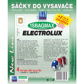 Vrecká pre vysávače Jolly MAX 1S BAG (4 ks) 

