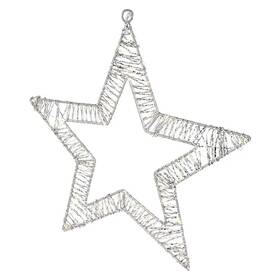 LED dekorácie EMOS 60 WINDOW STAR, 3AA, TIMER, WW priehľadná

