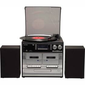 Mikro HiFi systém Denver MRD-166 čierny/strieborný

