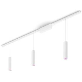 Závesné svietidlo Philips White and Color Ambiance Perifo (3 závesné svietidlá) biele

