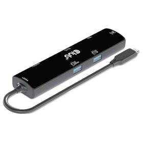 USB Hub Club3D USB-C/1x HDMI, 2x USB-A, 1x RJ45, 2x USB-C, 1x Data, 1x PD3.0 100 W 

