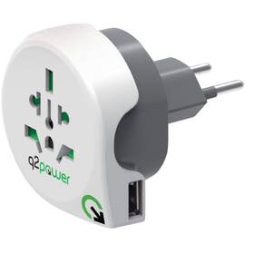 Cestovný adaptér Q2 Power WORLD - SWITZ. 

