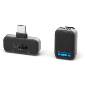 Mikrofón GoPro bezdrôtový - sada s USB (Wireless Mic USB Kit) čierny

