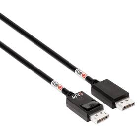Kábel Club3D DisplayPort 2.1 / DisplayPort 2.1, 4K120Hz/10K60Hz, 1.6m čierny

