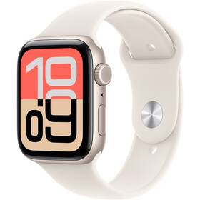 Inteligentné hodinky Apple GPS + Cellular 40mm hviezdne biely hliník - hviezdne biely športový remienok - M/L 

