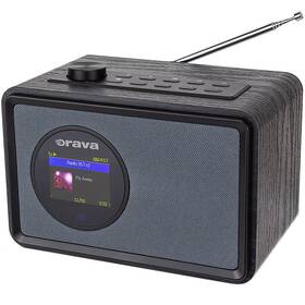 Internetový rádioprijímač s DAB+ Orava RR-30i čierny

