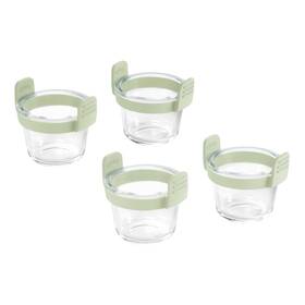 Sklenená nádoba Lékué mini - Transparent (4 ks) 

