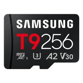 Pamäťová karta Samsung T9 MicroSDXC 256GB UHS-I U3 (200R/130W) čierna

