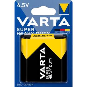 Batérie zinkovo-uhlíková Varta Super Heavy Duty 4,5V, 3R12, blister 1ks 

