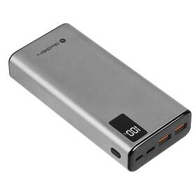 Powerbank GoGEN PB200008 20000 mAh, USB-C PD 20W strieborný

