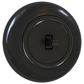 Zásuvka Dpm LF0012B čierna

