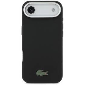 Kryt na mobil Lacoste Iconic Petit Pique Metal Logo MagSafe na Apple iPhone Air čierny

