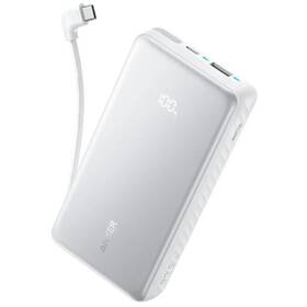 Powerbank Anker Anker Zolo 20000mAh, 22,5W s káblom USB-C biely

