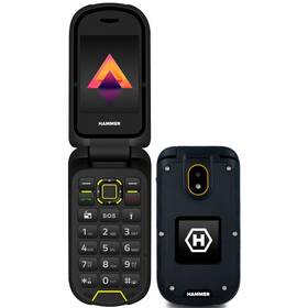 Mobilný telefón myPhone Hammer Bow LTE čierny/oranžový

