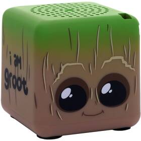 Prenosný reproduktor Bitty Boomers Bitty Box Marvel Groot zelený/hnedý

